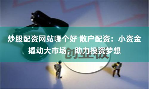炒股配资网站哪个好 散户配资：小资金撬动大市场，助力投资梦想
