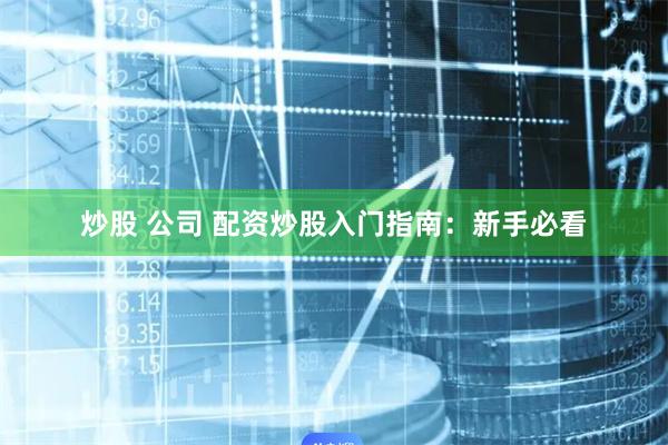 炒股 公司 配资炒股入门指南：新手必看